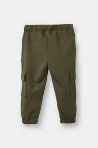 DeFacto Woven Label Elastic Waist Sweatpants Baby Boy - Image 3
