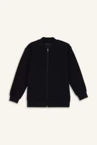 DeFacto College Yaka Bomber Jacket Cardigan Boys'