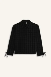 DeFacto Checkered Long Sleeve Shirt Girls' - Image 5