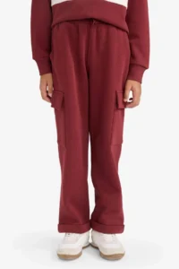 DeFacto Loose Fit Cargo Pocket Elastic Waist Sweatpants Boy - Image 2