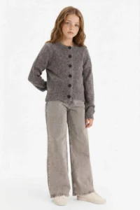DeFacto buttoned Knitwear Cardigan Girls' - Image 2