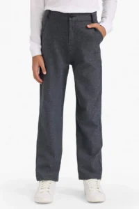 DeFacto Plain Hem Twill Pants Boys' - Image 3