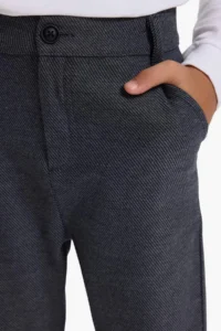 DeFacto Plain Hem Twill Pants Boys' - Image 4