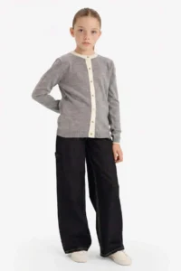 DeFacto buttoned Cardigan Girls' - Image 2