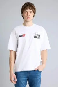 DeFacto Initial D Boxy Fit Printed Short Sleeve T-Shirt - Image 3