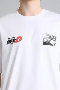 DeFacto Initial D Boxy Fit Printed Short Sleeve T-Shirt - Image 5