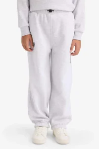 DeFacto Oversize Wide Fit Elastic Waist Printed Sweatpants Boy - Image 3