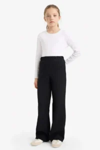 DeFacto slim Fit Narrow Kesim Pants Girls' - Image 3