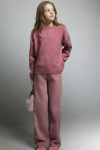 DeFacto 90's Wide Leg Gabardine Trousers Girls