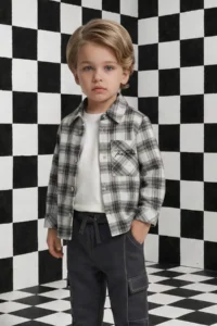 DeFacto Checked Flannel Long Sleeve Shirt Baby Boy