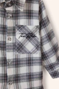 DeFacto Checked Flannel Long Sleeve Shirt Baby Boy - Image 4