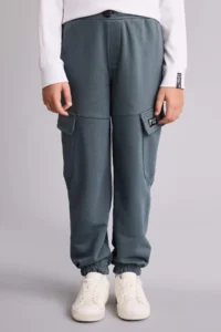 DeFacto Elastic Waist Cargo Pocket Jogger Sweatpants Boy - Image 3