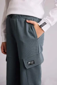 DeFacto Elastic Waist Cargo Pocket Jogger Sweatpants Boy - Image 4