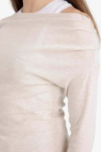 DeFacto Slim Fit Double Layer Rib T-Shirt - Image 3