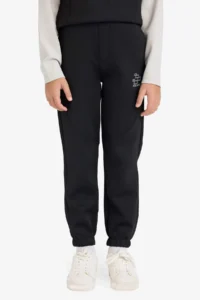 DeFacto Boy's Elastic Waist Printed Skuba Diving Fabric Sweatpants - Image 3