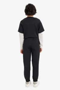 DeFacto Boy's Elastic Waist Printed Skuba Diving Fabric Sweatpants - Image 5