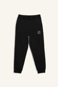 DeFacto Boy's Elastic Waist Printed Skuba Diving Fabric Sweatpants - Image 6