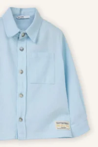 DeFacto Shirt Collar Cotton Long Sleeve Shirt Baby Boy - Image 2