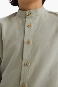 DeFacto Boys' Dog collar Long Sleeve Shirt - Image 4