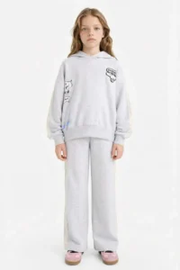 DeFacto Girl's Wide Leg Sweatpants