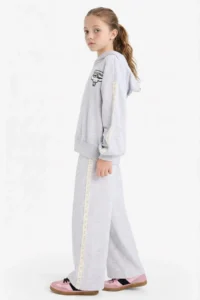 DeFacto Girl's Wide Leg Sweatpants - Image 3