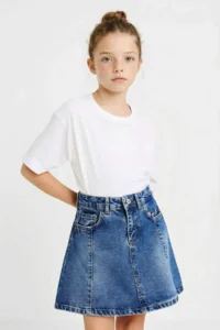 DeFacto Jeans Skirt Girls' - Image 5