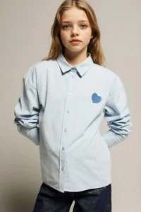 DeFacto Poplin Long Sleeve Shirt Girls'
