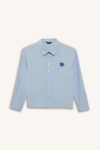 DeFacto Poplin Long Sleeve Shirt Girls' - Image 3