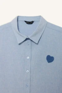 DeFacto Poplin Long Sleeve Shirt Girls' - Image 4