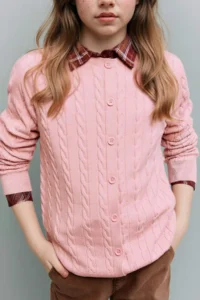 DeFacto Crew Neck Cardigan Girls' - Image 5