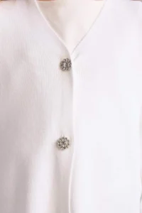 DeFacto V-neck Cardigan Girls' - Image 4