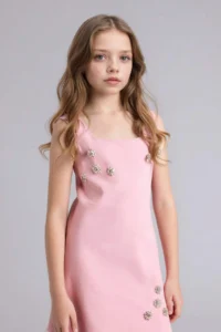 DeFacto Stone Detailed Sleeveless Dress Girls' - Image 2
