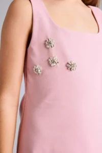 DeFacto Stone Detailed Sleeveless Dress Girls' - Image 3