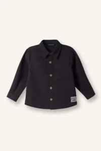 DeFacto Polo Neck Muslin Long Sleeve Shirt Baby Boy