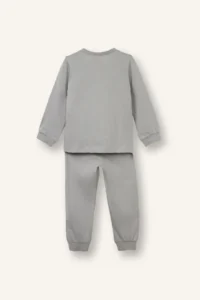 DeFacto 100% Cotton Printed Elastic Waist Pajama Set for Baby Boy (26 SP) - Image 4