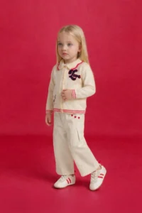 DeFacto Embroidered Big Collar Cardigan Baby Girl - Image 2