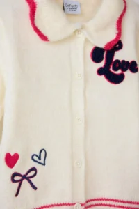 DeFacto Embroidered Big Collar Cardigan Baby Girl - Image 5