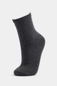 DeFacto Women's Embroidered Embroidery 3-Piece Cotton Socks - Image 2