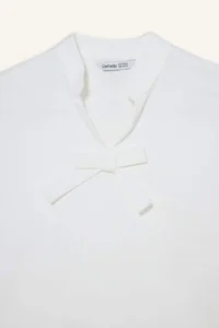 DeFacto Regular Fit Poplin Long Sleeve Blouse Girls - Image 2