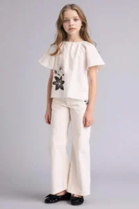 DeFacto Twill Blouse Girls' - Image 2
