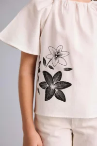 DeFacto Twill Blouse Girls' - Image 3