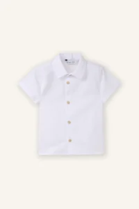 DeFacto Linen Look Short Sleeve Shirt for Baby Boy