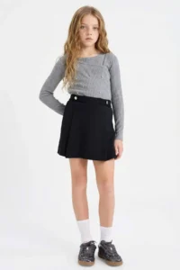 DeFacto pleated Shorts Skirt Girls'