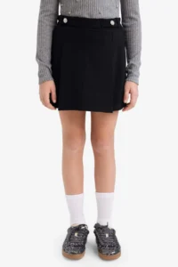 DeFacto pleated Shorts Skirt Girls' - Image 5