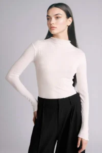 DeFacto slim Fit Rib T-Shirt - Image 2