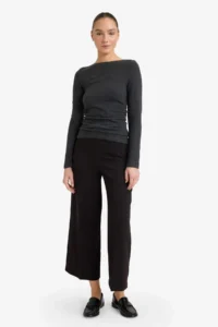 DeFacto Slim Fit Narrow Cut Half Turtleneck Long Sleeve T-Shirt - Image 2