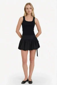 DeFacto Balloon Fit Normal Waist Mini Skirt - Image 3