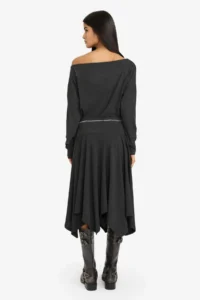 DeFacto A Cut Midi Skirt - Image 4