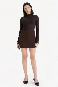 DeFacto A Cut Mini Skirt - Image 2
