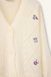 DeFacto Baby Girl Embroidered Cardigan - Image 2